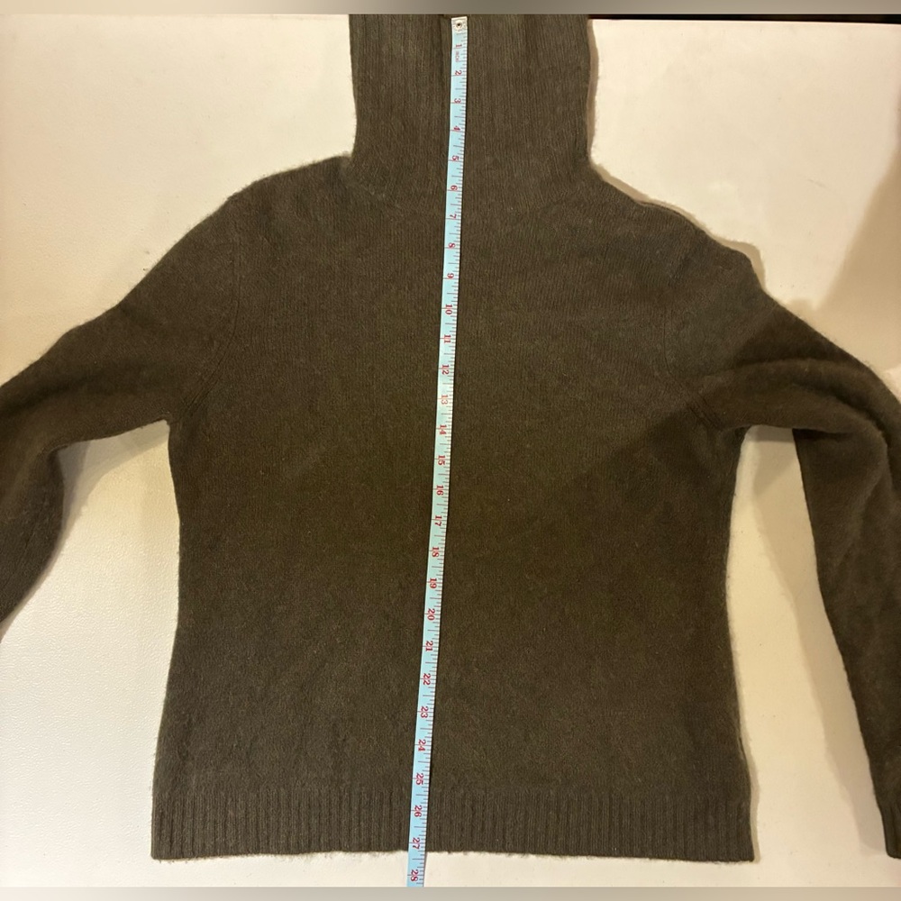 Ralph Lauren 100% Cashmere Olive Green Turtleneck Sweater - Size: L - Picture 5 of 7